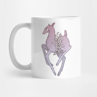 Purple deer Mug